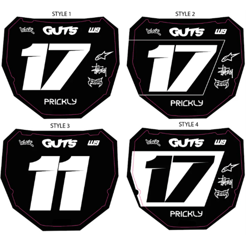 Custom Front Number Plate