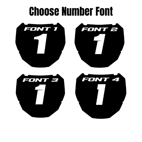 Custom Front Number Plate