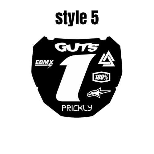 Custom Front Number Plate