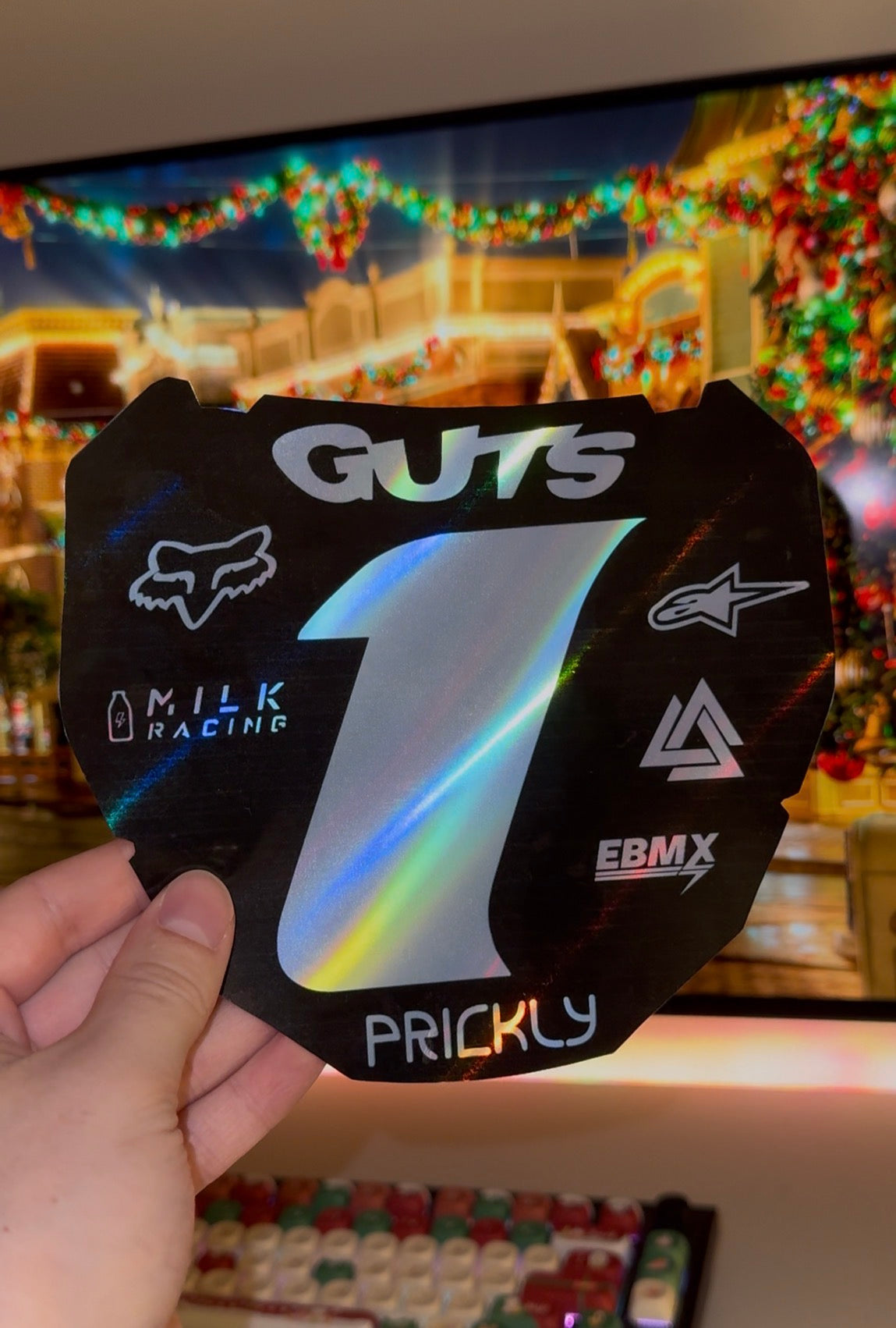 Custom Front Number Plate