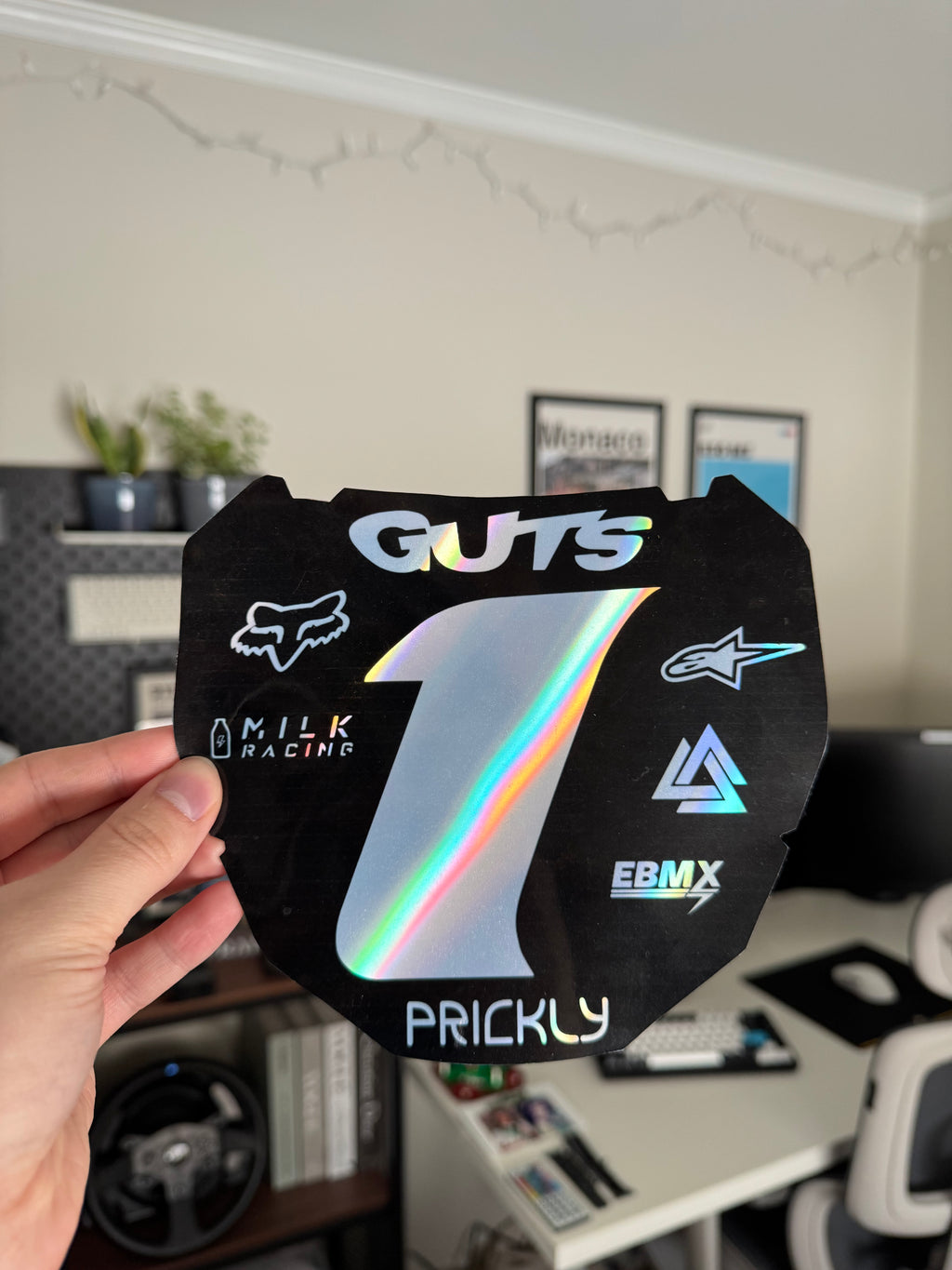 Custom Front Number Plate