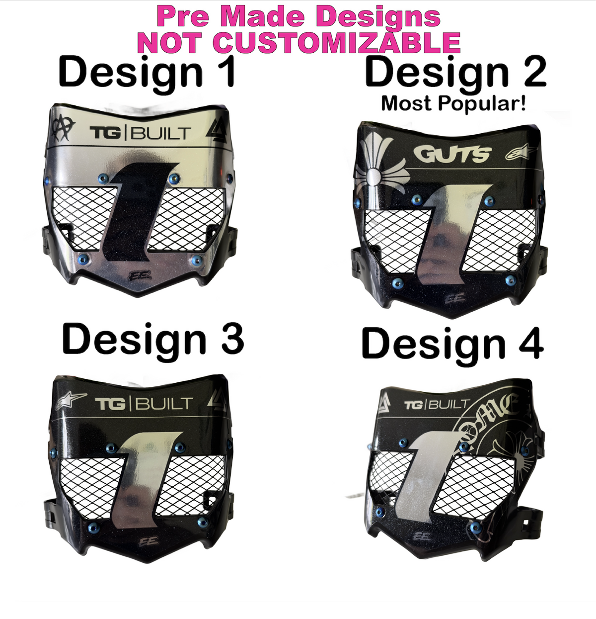 Vented Plates with Decal